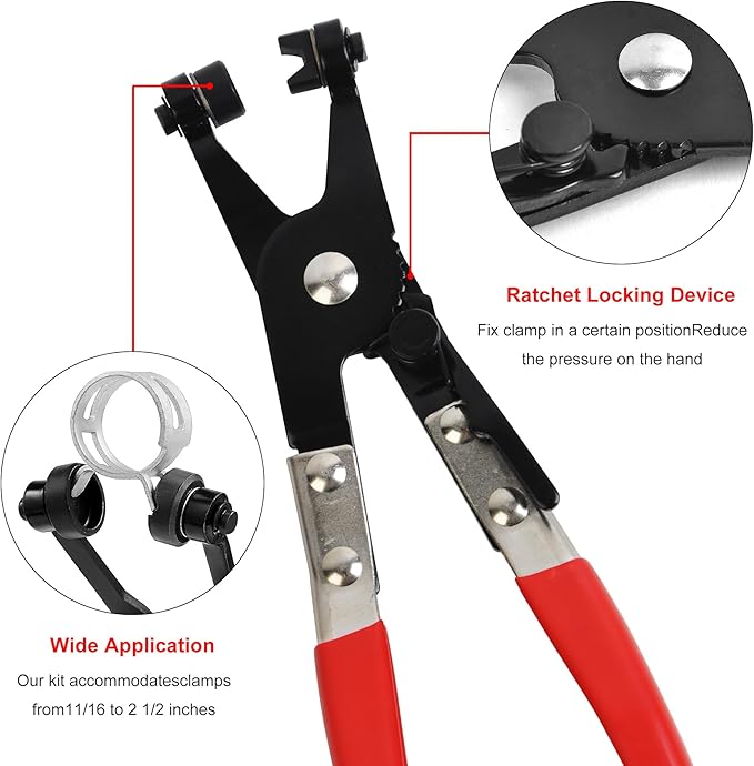 ClampPro™ 9-Piece Hose Pliers Master Set