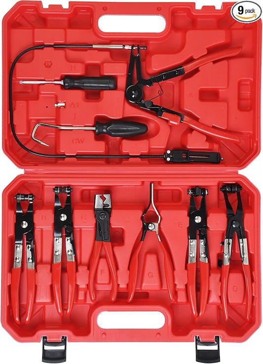 ClampPro™ 9-Piece Hose Pliers Master Set